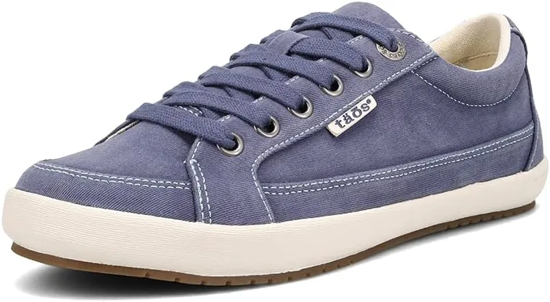 Taos Moc Star 2 Women's Sneaker - Fresh Canvas Design with Removable Footbed, Arch Support and Durable Lightweight Outsole for All Day Walking and Everyday Style