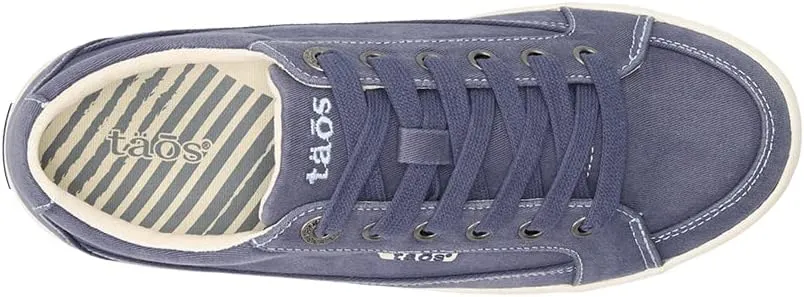 Taos Moc Star 2 Women's Sneaker - Fresh Canvas Design with Removable Footbed, Arch Support and Durable Lightweight Outsole for All Day Walking and Everyday Style
