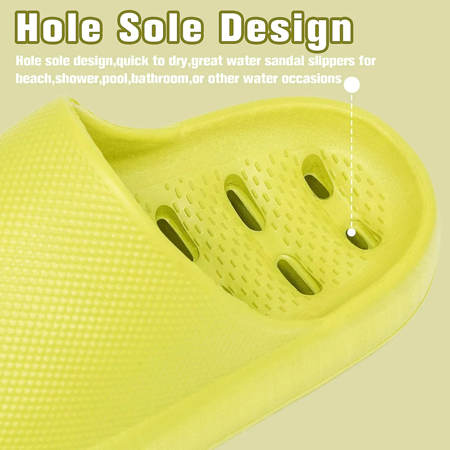 techcity Boys Girls Slide Sandals Soft Cushioned Thick Sole Non-slip Summer Slippers Quick Drying Bathroom Shower Pool Beach Sandals for Toddler Little Kids