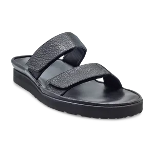 Thierry Rabotin Men's H503 Black Leather