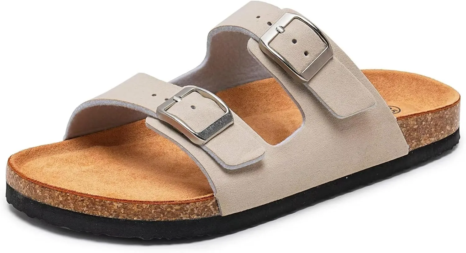 Torotto Kids Sandals Boys Girls Slide Summer Non-slip Cork Sandals with Adjustable Straps for Indoor & Outdoor