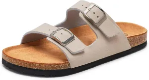 Torotto Kids Sandals Boys Girls Slide Summer Non-slip Cork Sandals with Adjustable Straps for Indoor & Outdoor
