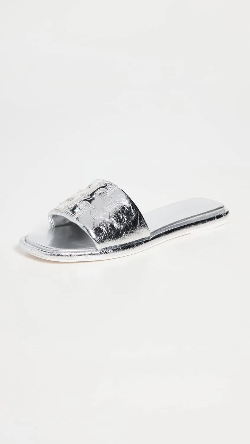 Tory Burch Women's Double T Sport Slides