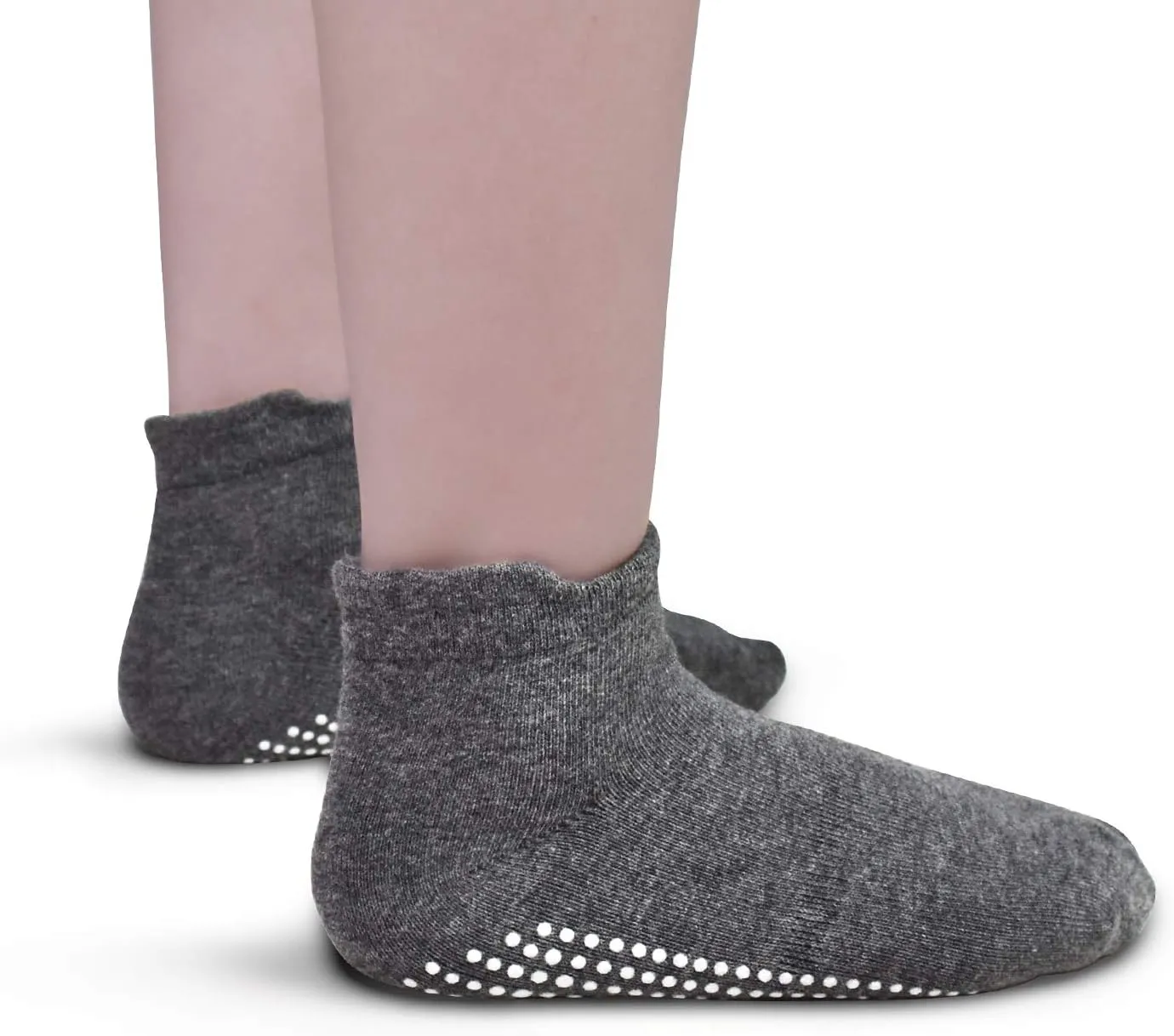 Tphon Non-Slip Toddler Socks 12 Pairs - Infant Baby Kids Grip Socks for Boys Girls, Anti-Skid Ankle for 0-7 Year Children