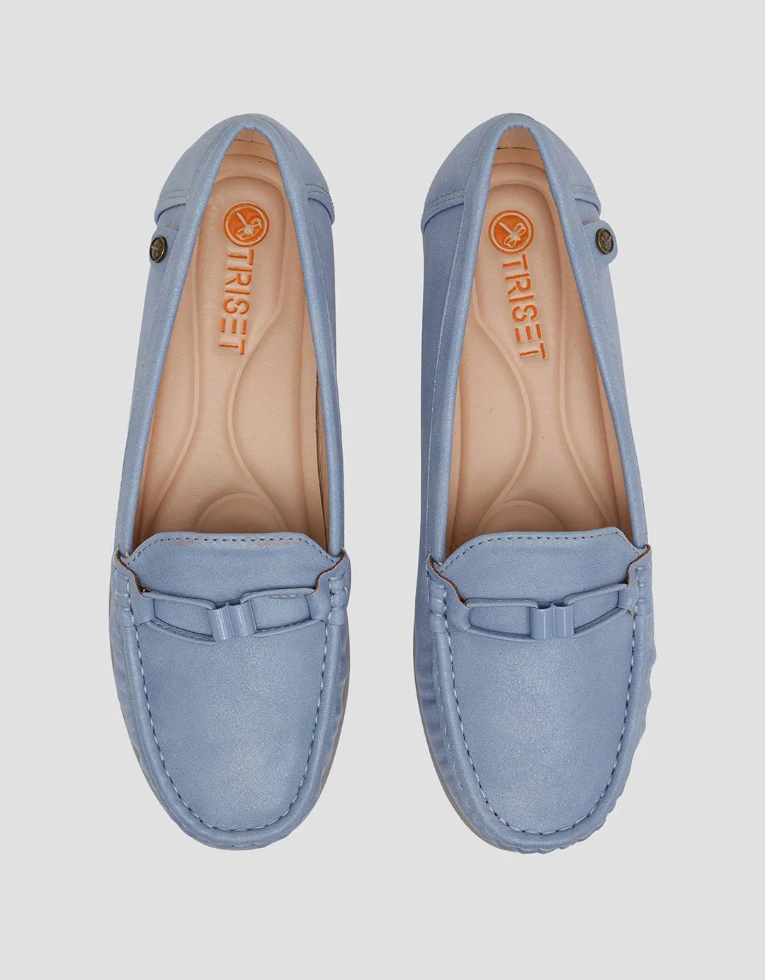 Triset Stitching Look Sepatu Loafer Wanita