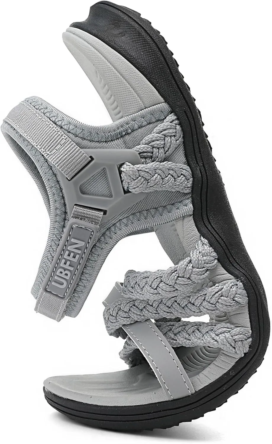 UBFEN Womens Hiking Sandals Sport Walking Adjustable Hook Ankle Straps Comfortable Outdoor Beach Athletic Shoes