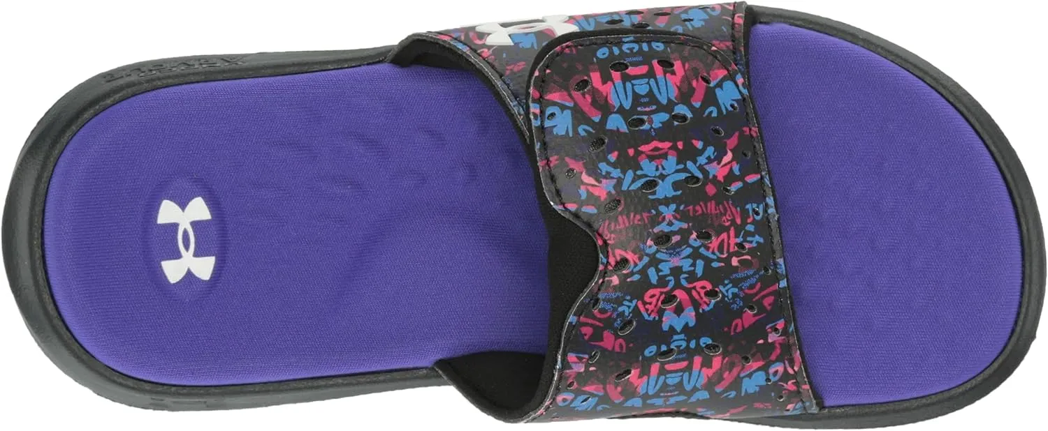 Under Armour Kids' Ignite Pro Graphic Slide Sandal