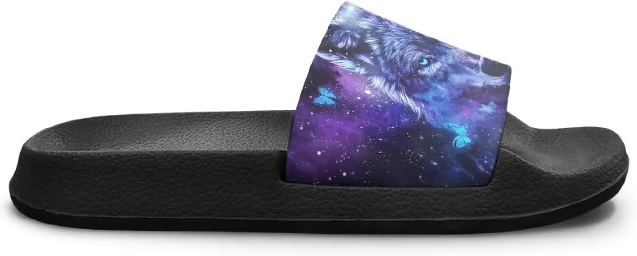 Unisex Slides for Girls Boys Comfortable Slippers Slides Non-slip Shower Shoes House Fashion Thick for Indoor & Outdoor Gifts