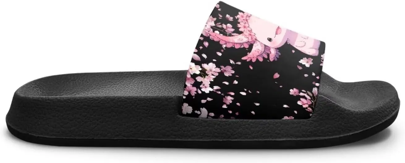 Unisex Slides for Girls Boys Comfortable Slippers Slides Non-slip Shower Shoes House Fashion Thick for Indoor & Outdoor Gifts