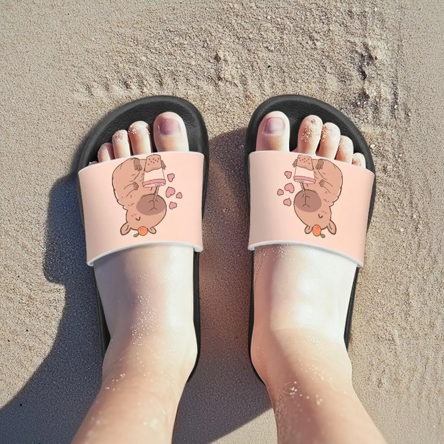 Unisex Slides for Girls Boys Comfortable Slippers Slides Non-slip Shower Shoes House Fashion Thick for Indoor & Outdoor Gifts