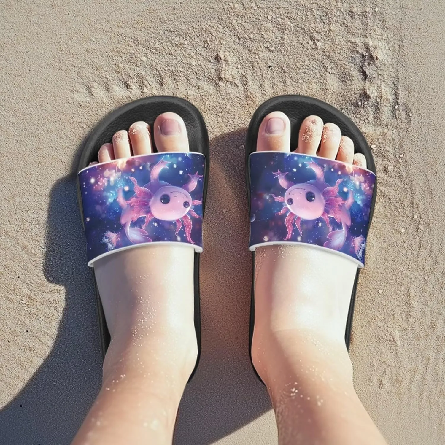 Unisex Slides for Girls Boys Comfortable Slippers Slides Non-slip Shower Shoes House Fashion Thick for Indoor & Outdoor Gifts