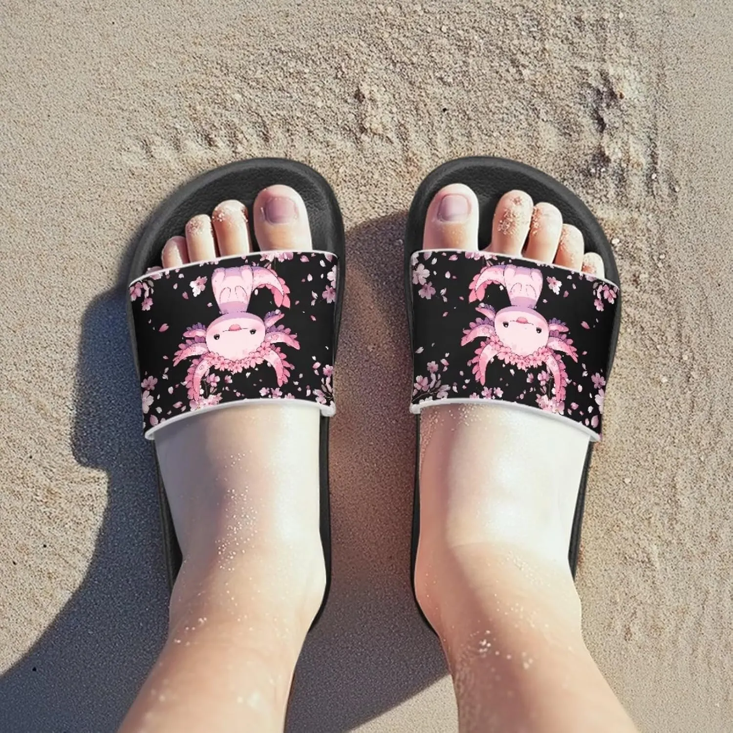 Unisex Slides for Girls Boys Comfortable Slippers Slides Non-slip Shower Shoes House Fashion Thick for Indoor & Outdoor Gifts