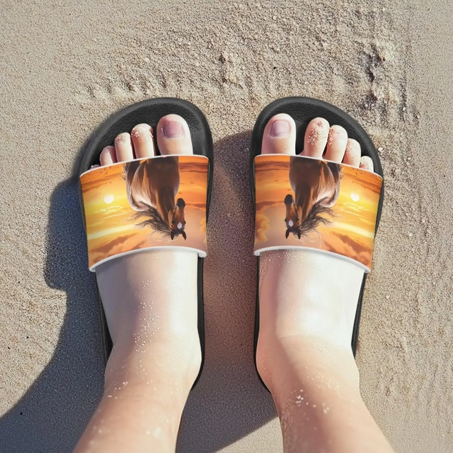 Unisex Slides for Girls Boys Comfortable Slippers Slides Non-slip Shower Shoes House Fashion Thick for Indoor & Outdoor Gifts