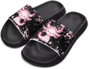 Unisex Slides for Girls Boys Comfortable Slippers Slides Non-slip Shower Shoes House Fashion Thick for Indoor & Outdoor Gifts