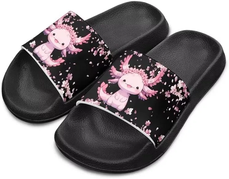 Unisex Slides for Girls Boys Comfortable Slippers Slides Non-slip Shower Shoes House Fashion Thick for Indoor & Outdoor Gifts