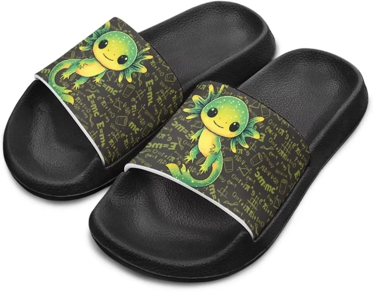 Unisex Slides for Kids Girls Boys Sandals Thick Sole Non Slip Shower Shoes Comfortable House Slippers Fashion Gifts