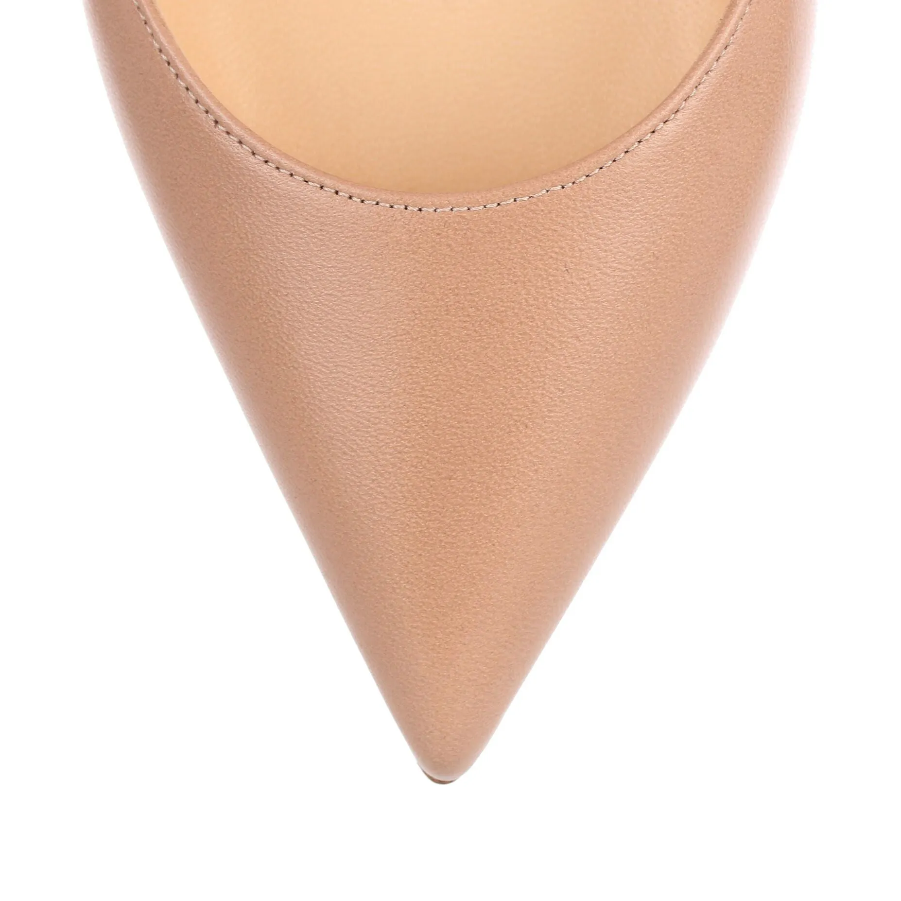 Uptown 100 beige leather pump
