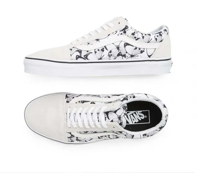 Value-for-money WHITE | VANS TRUE SKOOL | Members-only (BUTTERFLY) BLACK OLD