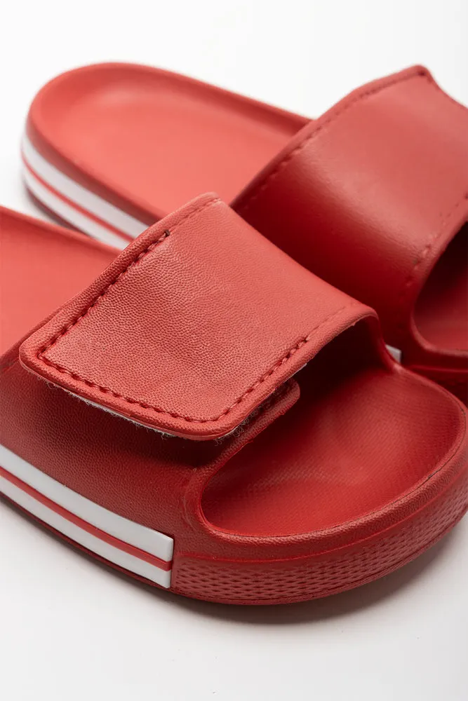 Velcro Slide Red