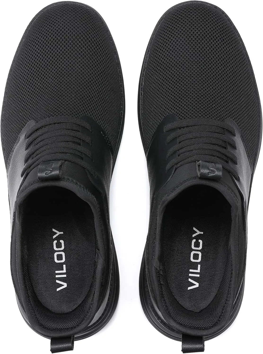 VILOCY Mens Slip On Casual Dress Shoes Hands Free Fashion Sneakers Mesh Tennis Walking Work Shoes Comfortable Breathable Lightweight Non Slip