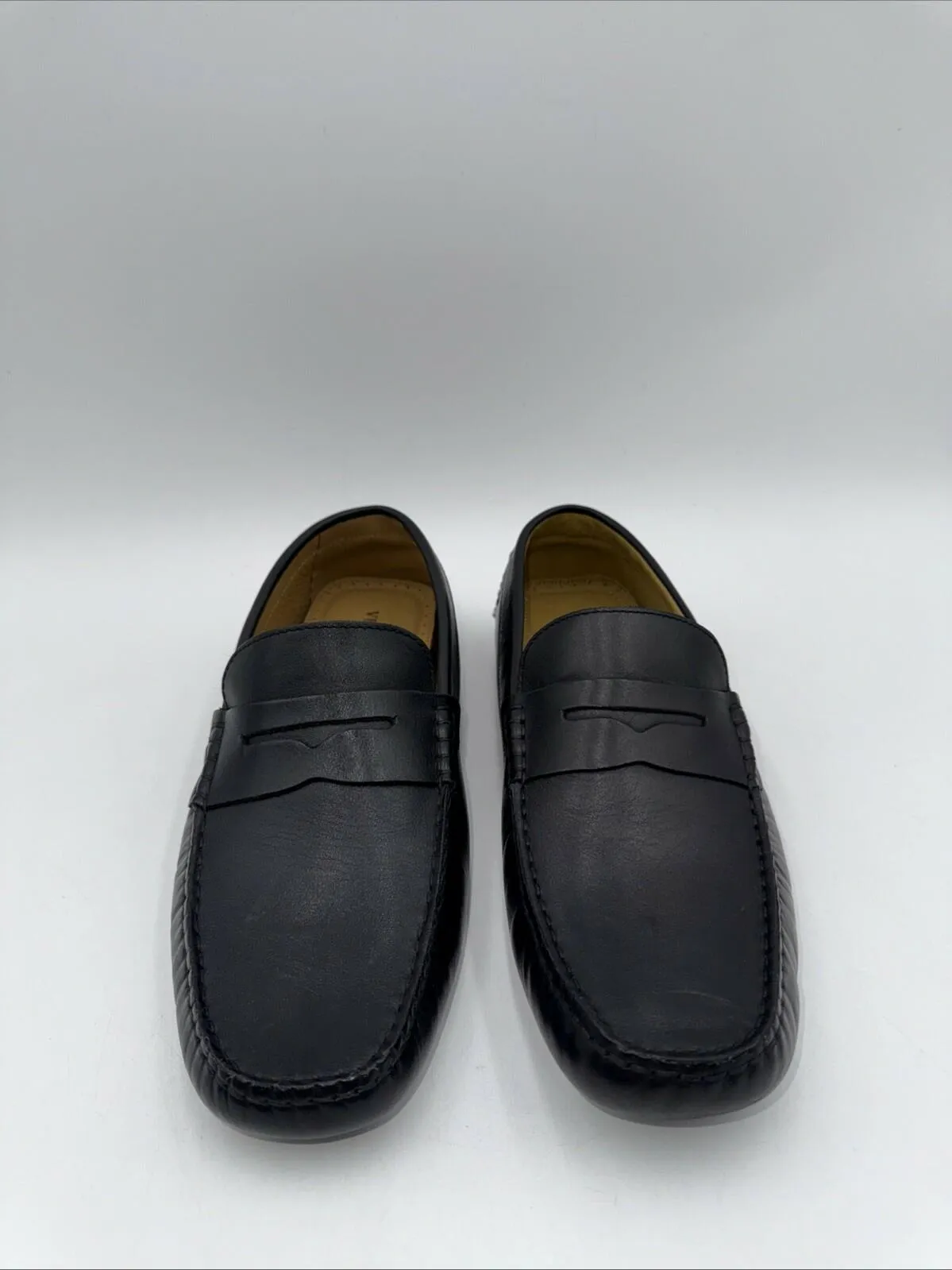 Vince Camuto Men’s Esmail Driving Black Loafer Storm Size 9.5 M - Very Good