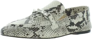 Vince Camuto Womens Perenna Leather Slip On Loafers White 7.5 Medium (B,M)