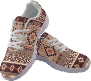 Walking Shoes for Womens Girls Lace Up Lightweight Tennis Shoes Casual Mesh Running Sneakers