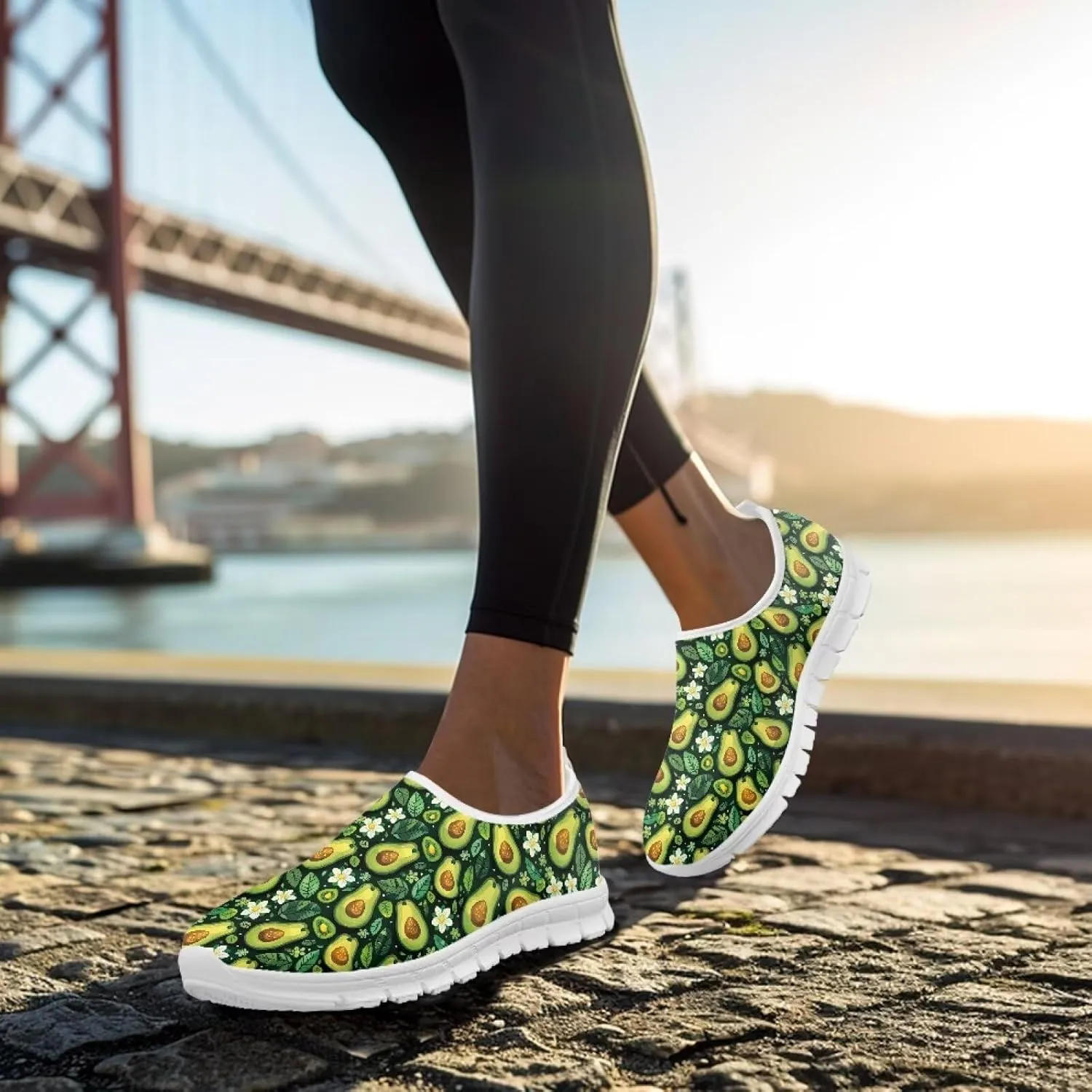 Walking Shoes for Womens Slip on Loafers Tennis Shoes Casual Mesh Running Sneakers