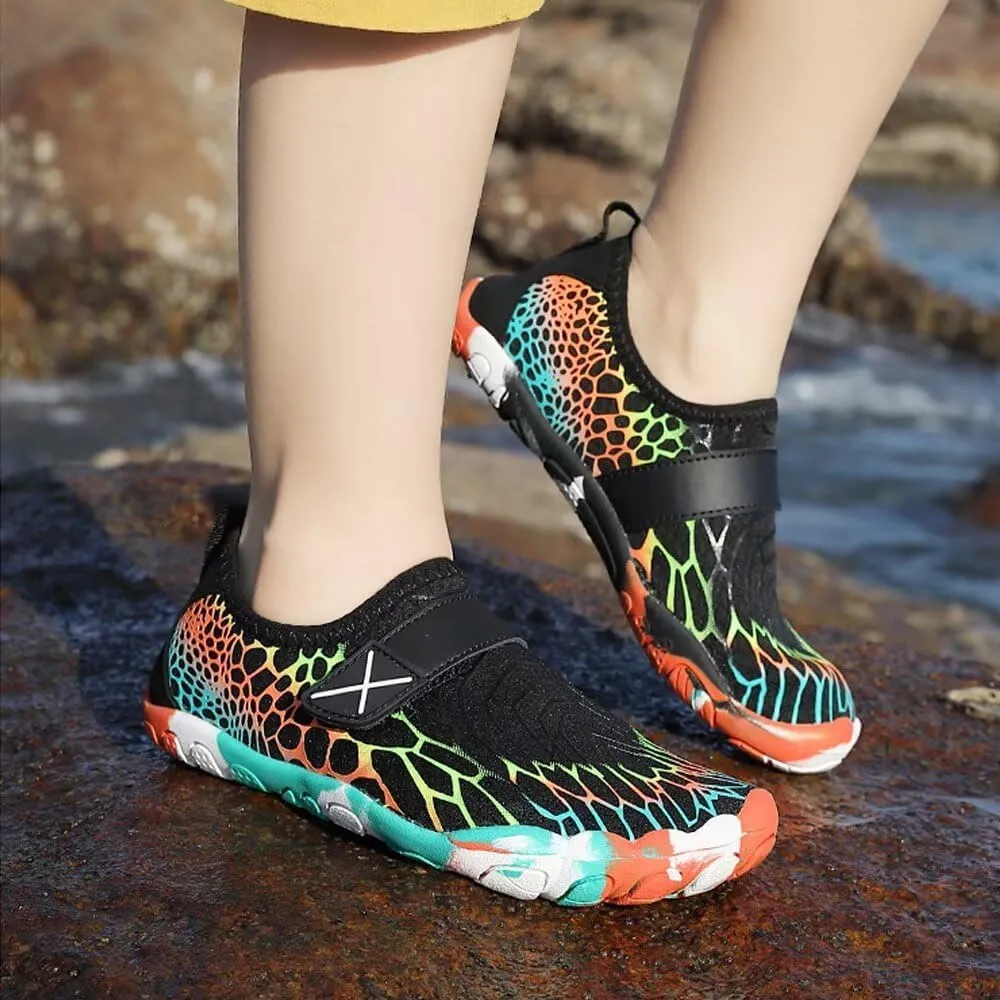Water Shoes for Kids Boys Girls Non-Slip Breathable Hiking Sports Swim Pool Beach Sandal Quick Dry Lightweight Outdoor Indoor Shoes for Little Big Kid