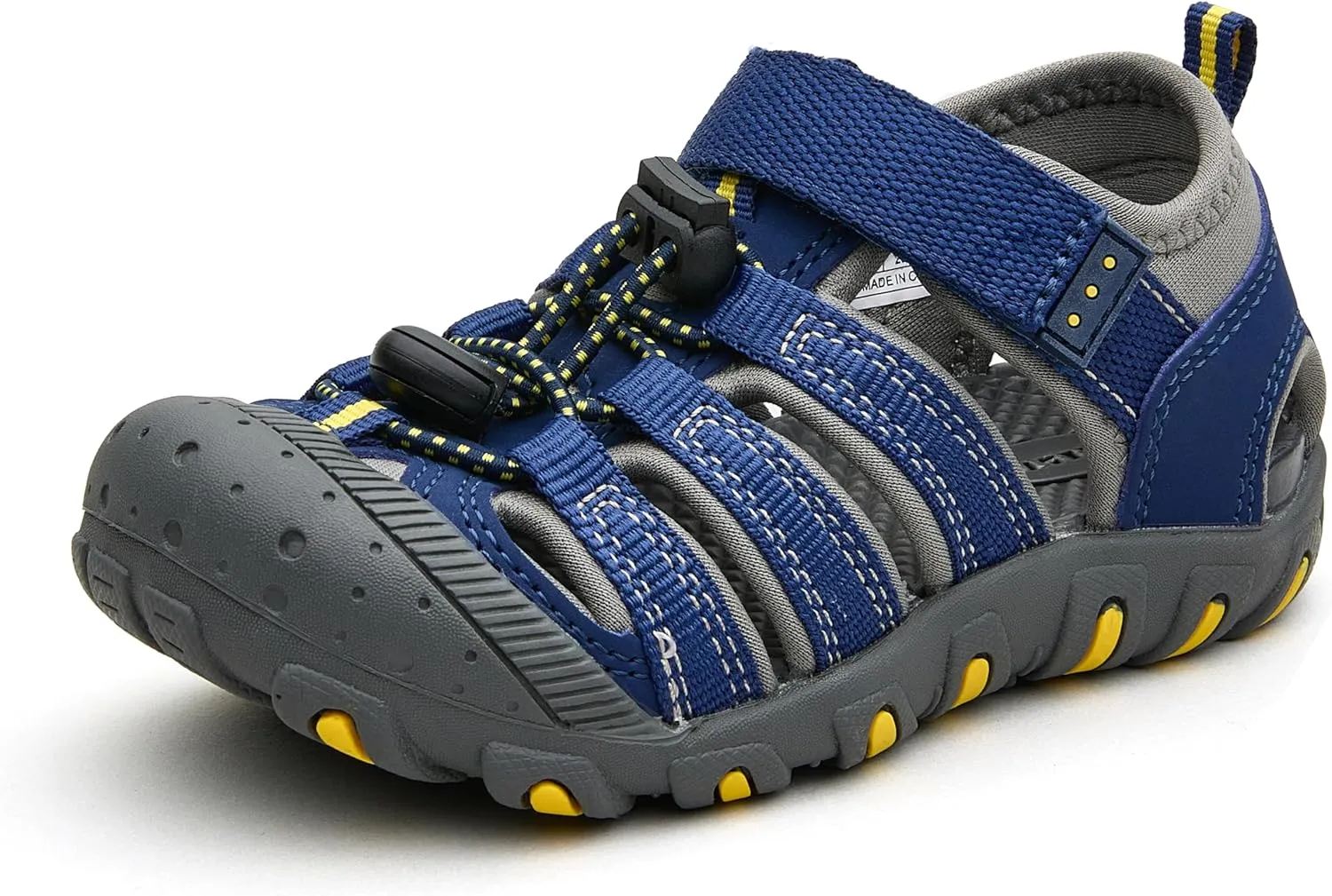Weestep Toddler Little Kid Boys and Girls Close Toe Hook Loop Sandal