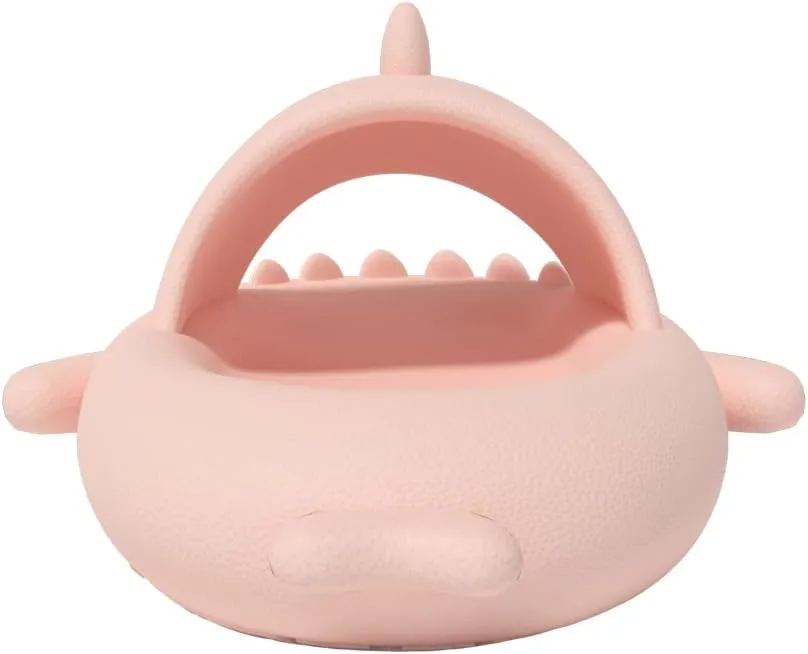 welltree Shark Slides for Women and Men Novelty Pillow Slippers Open Toe Shark Sandals Cushioned Cloud Slides
