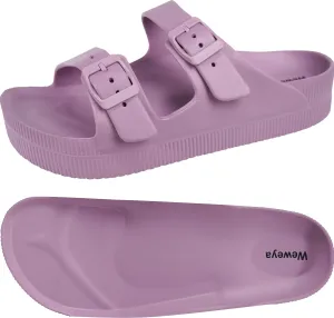 Weweya Arch Support Womens Sandals - Platform Recovery Sandals for Women - Adjustable Buckle Sandals