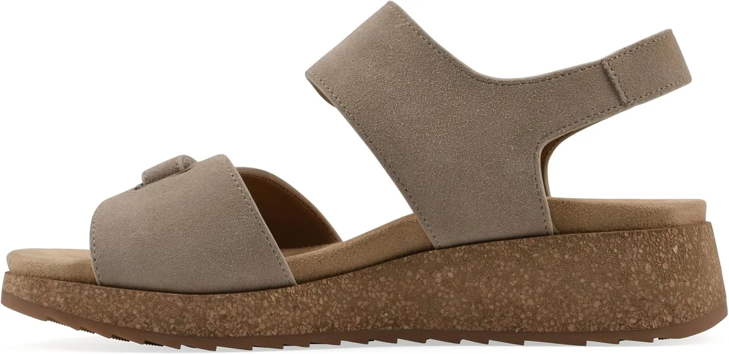 WHITE MOUNTAIN Women's Gelato Mini-Wedge Sandal