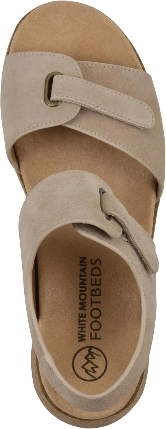 WHITE MOUNTAIN Women's Gelato Mini-Wedge Sandal