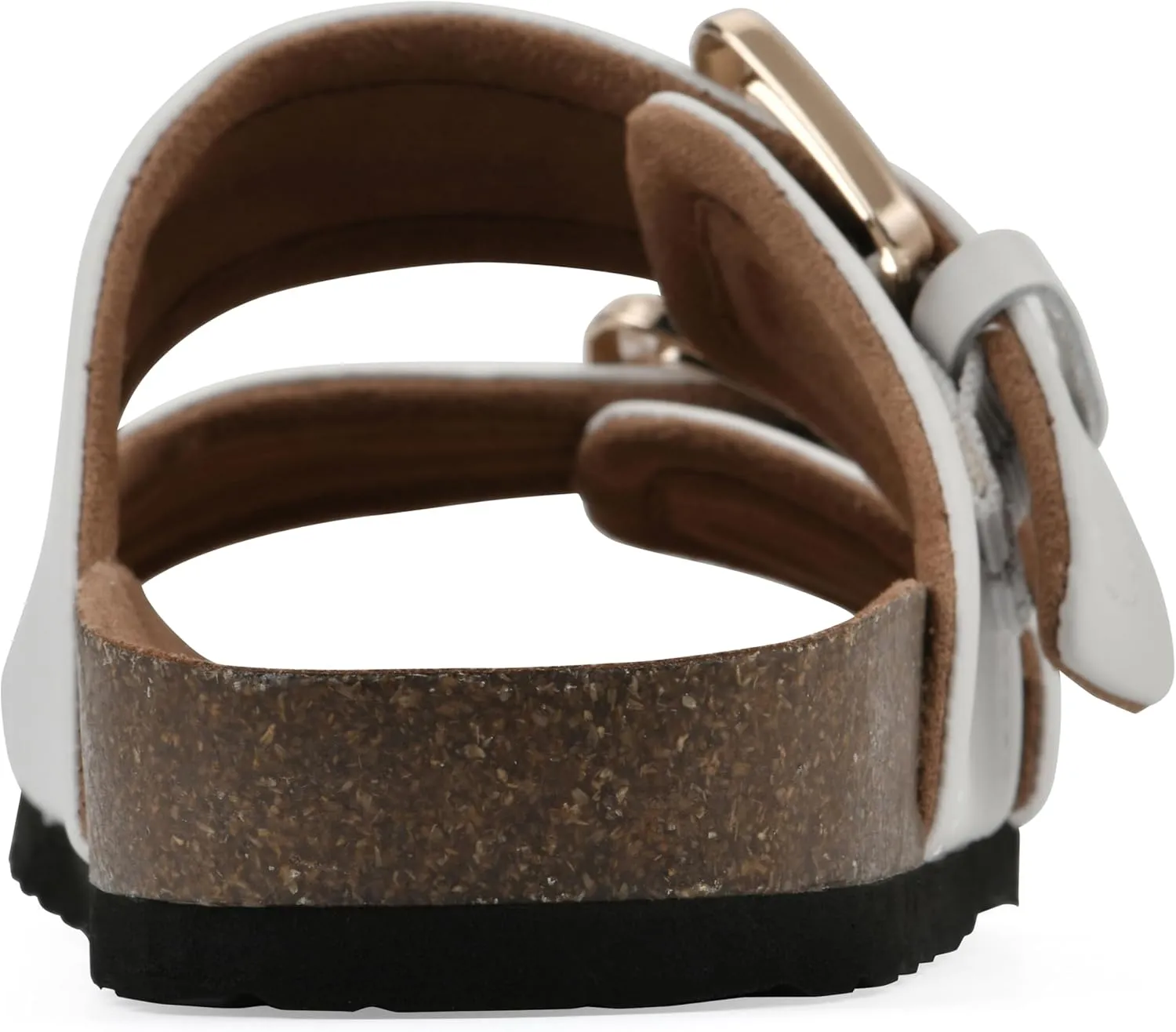 WHITE MOUNTAIN Women's Griffon Double-Buckle Signature Comfort-Molded Footbed Sandal