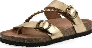 WHITE MOUNTAIN Women's Hammy Braided Signature Comfort-Molded Footbed Sandal