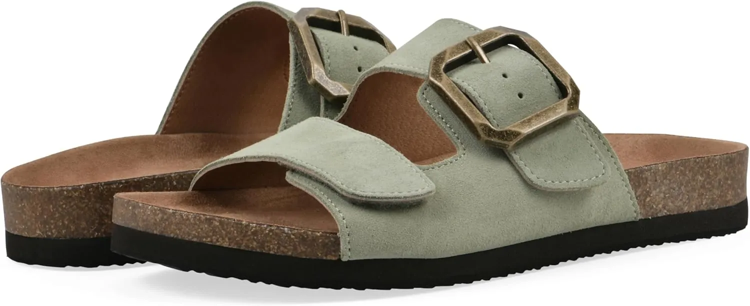 WHITE MOUNTAIN Women's Hayloft Signature Comfort-Molded Footbed Sandal