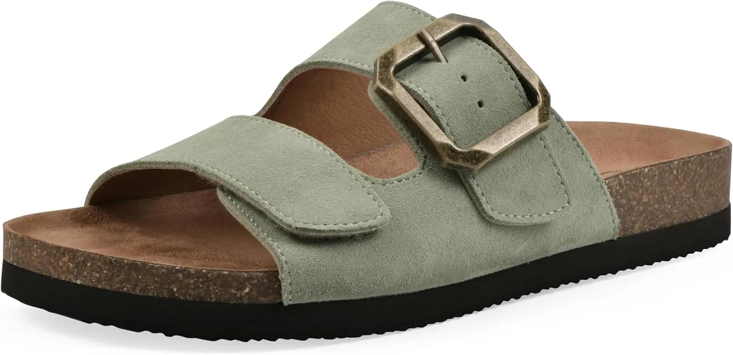 WHITE MOUNTAIN Women's Hayloft Signature Comfort-Molded Footbed Sandal