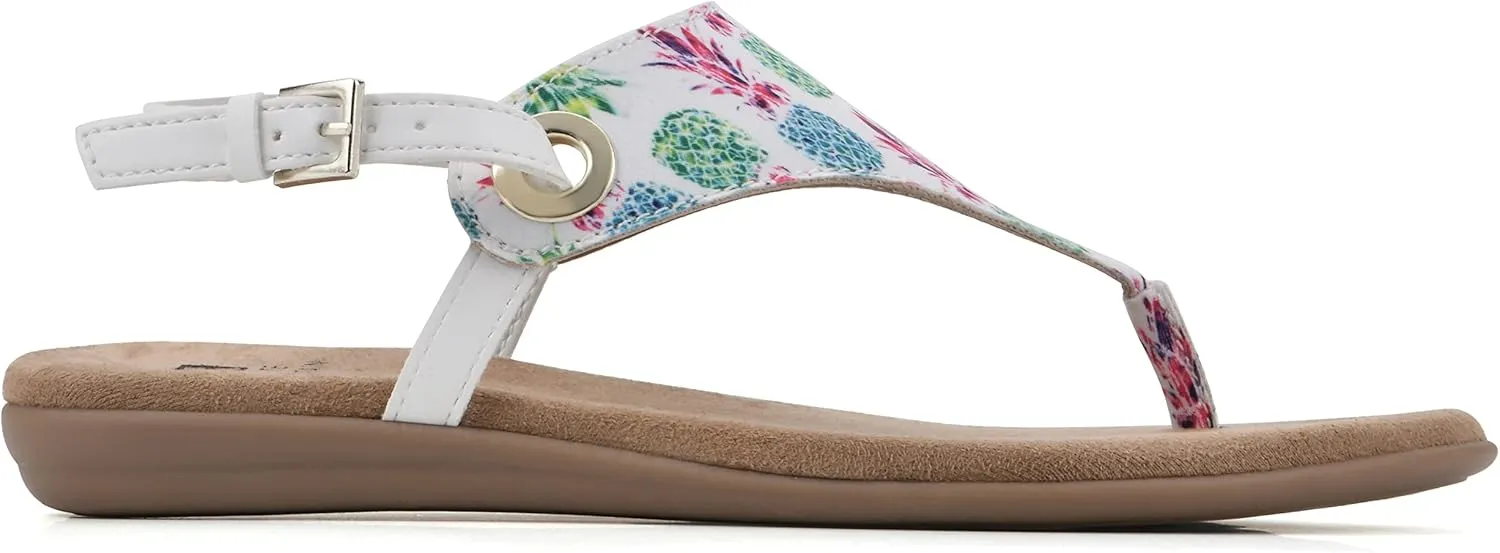 WHITE MOUNTAIN Women's London Flat Sandal