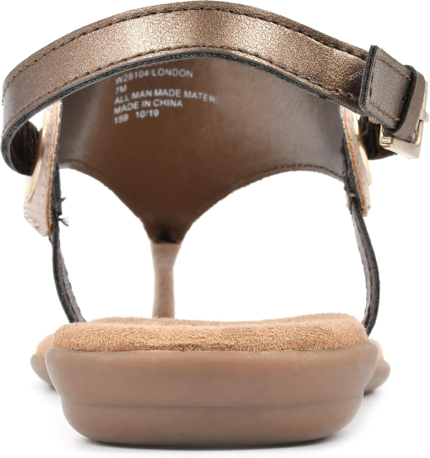 WHITE MOUNTAIN Women's London Flat Sandal