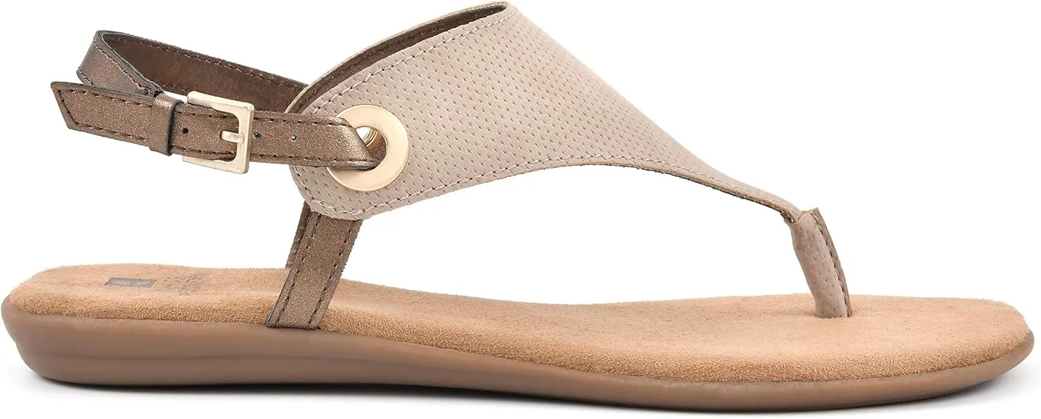WHITE MOUNTAIN Women's London Flat Sandal