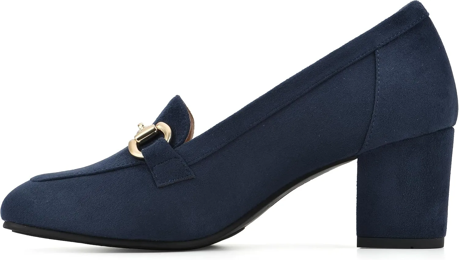WHITE MOUNTAIN Women's Shoes Freehold Block Heel Loafer