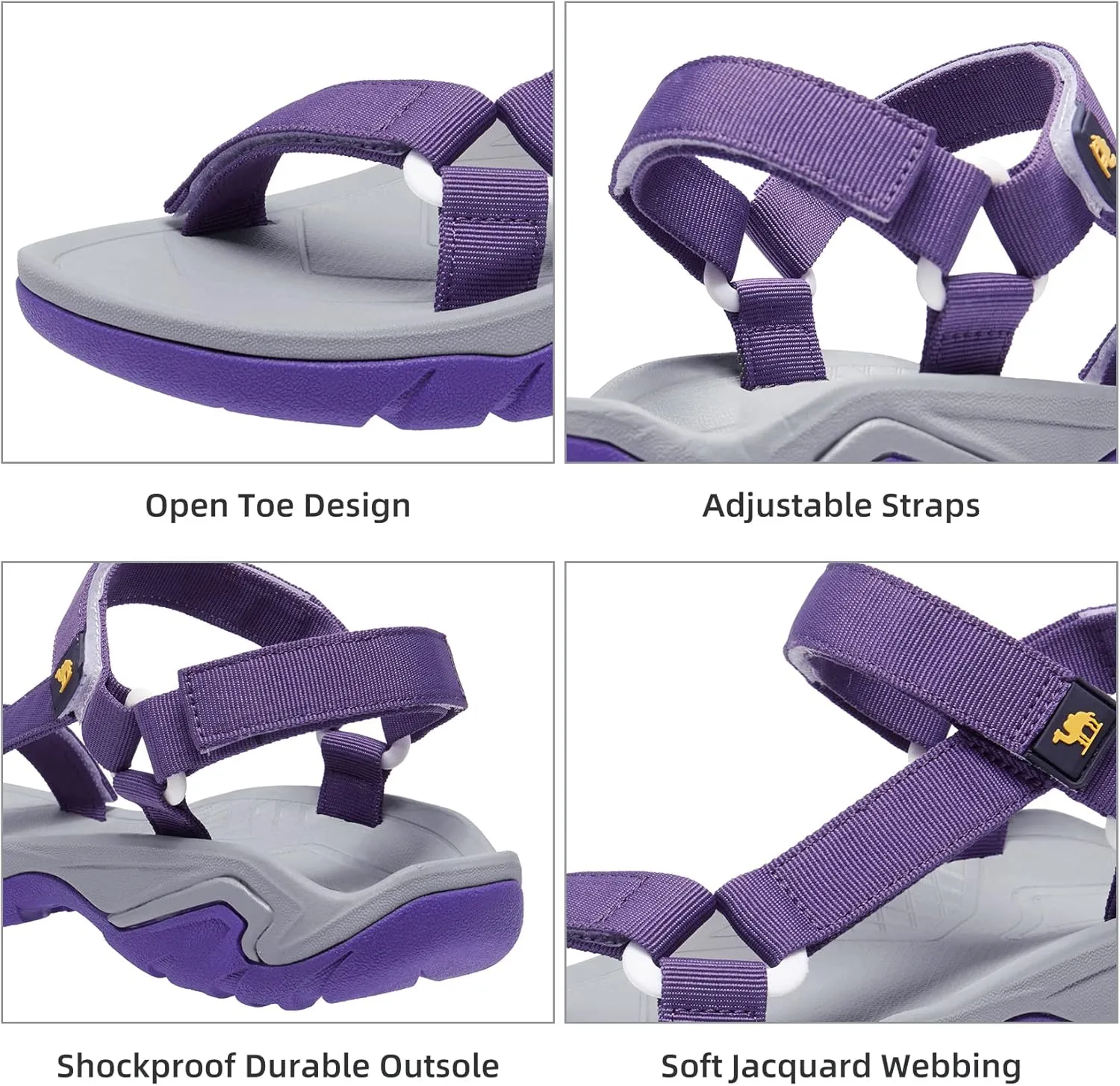 Women Athletic Sandal Fashion Casual Flat Beach Water Shoe for Outdoor Sport Walking Hiking