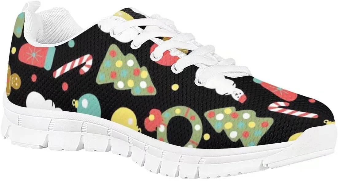 Women Floral/Leopard Print Running Sneaker Lightweight Walking Jogging Sports Shoes
