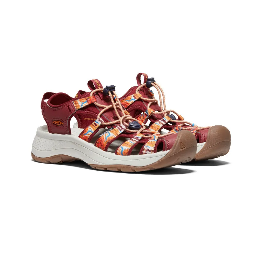 Women's Astoria West Sandal - Orange Wave/Red
