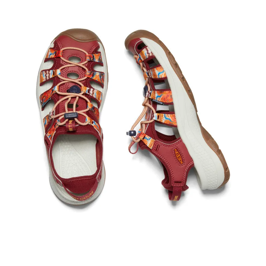 Women's Astoria West Sandal - Orange Wave/Red