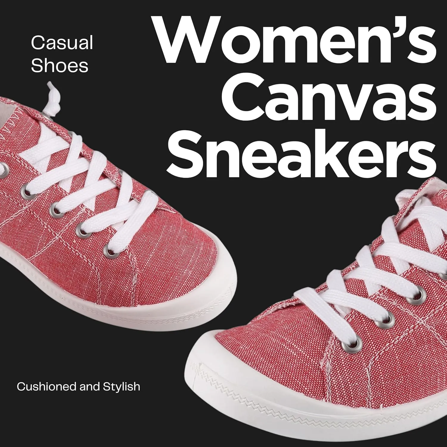 Women's Canvas Sneakers Comfortable, Lightweight, Distressed, Mixed Print, Casual Shoes for Teens
