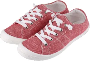 Women's Canvas Sneakers Comfortable, Lightweight, Distressed, Mixed Print, Casual Shoes for Teens