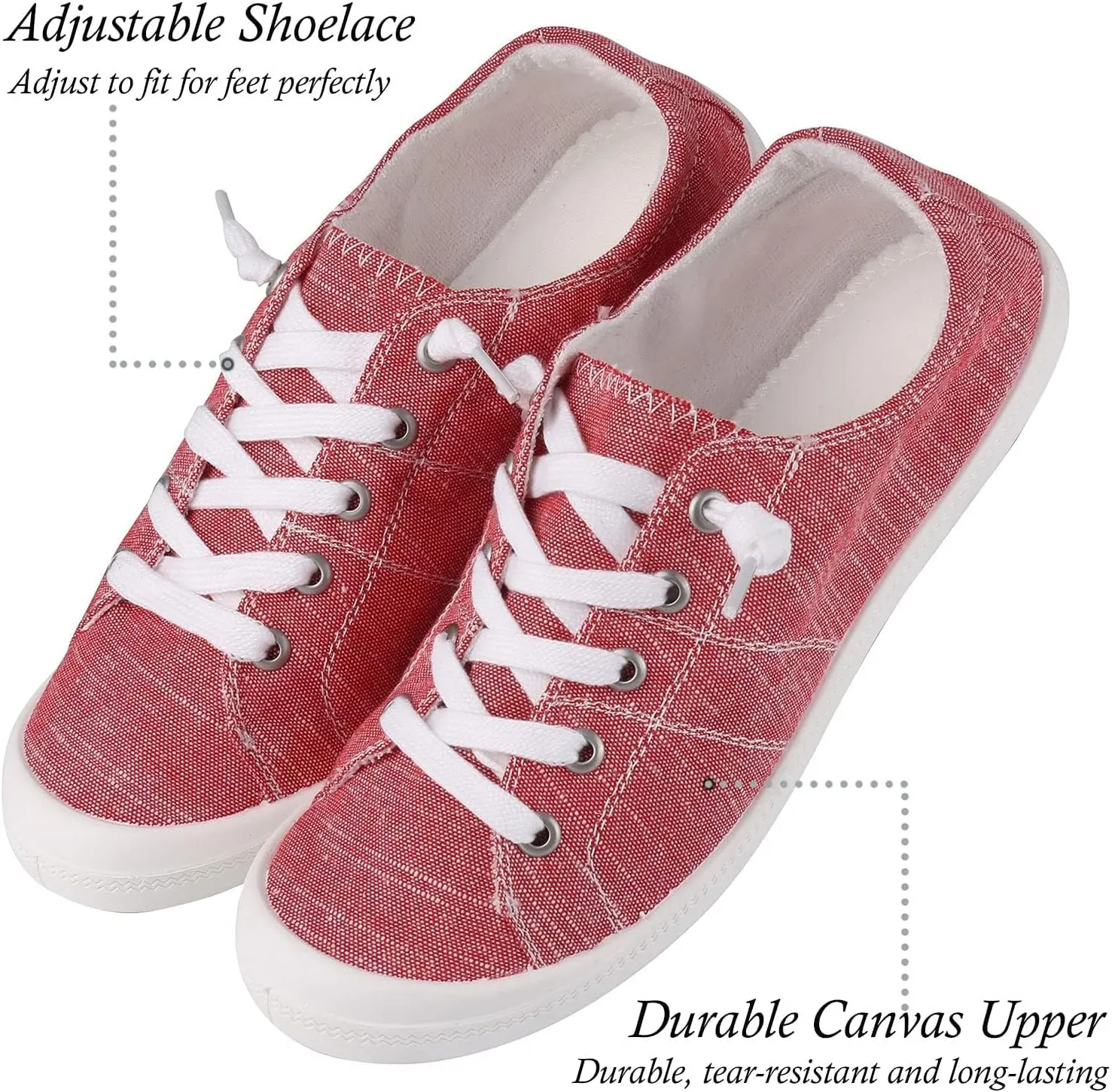Women's Canvas Sneakers Comfortable, Lightweight, Distressed, Mixed Print, Casual Shoes for Teens