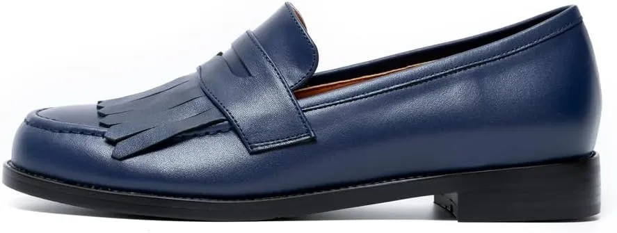 Women's Classic Flat Leather Tassel Loafer